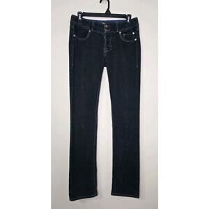 Sucker Jeans Seersucker Pants Low Rise Black Size 27